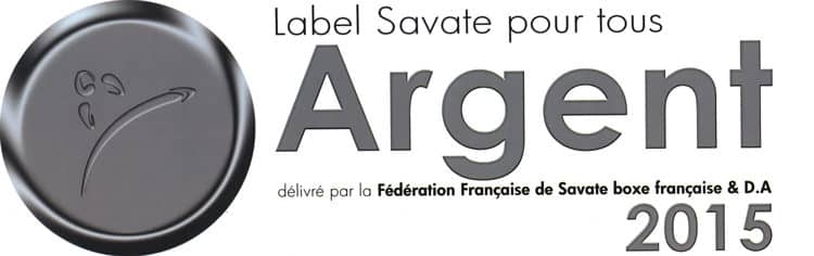 Kodiak'95 a reçu le label Argent Savate pour tous par la fédération de savate boxe française