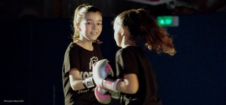 Boxe française: les enfants du Kodiak'95 au festival des arts martiaux 2015